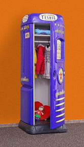 Plastiko - Plastiko Gasoline Station Wardrobe with desk Blue - Mari Kali Stores Cyprus